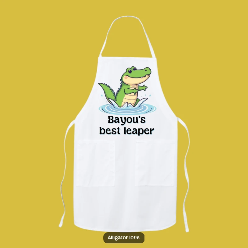 Funny Joyful Alligator Apron: Cook Up Fun with This Hilarious Gift!