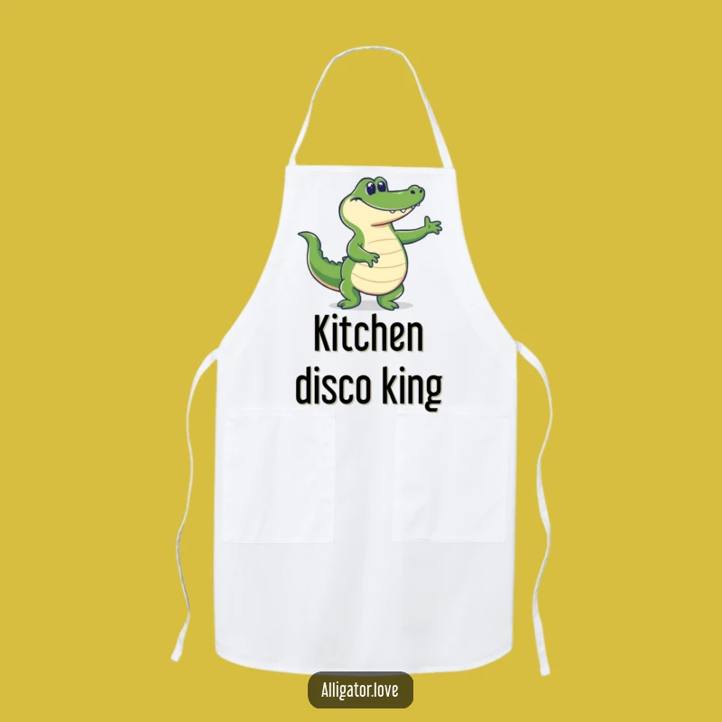 Funny Dancing Gator Tail Wag Apron: Cook with Moves and Merriment!
