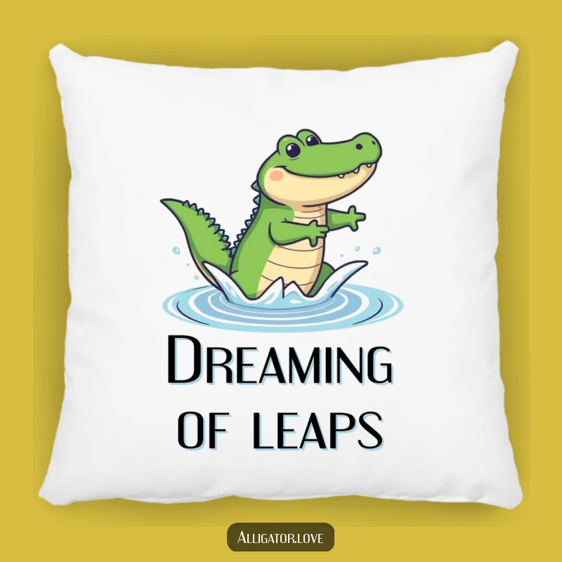 Funny Joyful Alligator Pillow: Cuddle Up with This Hilarious Gift Pillow!