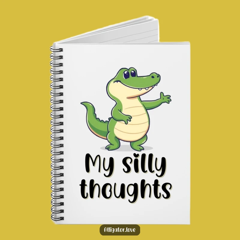 Funny Dancing Gator Tail Wag Notebook: Capture Your Moves and Ideas!